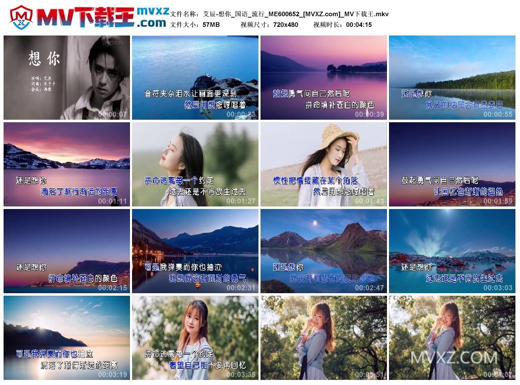 艾辰-想你_国语_流行_ME600652